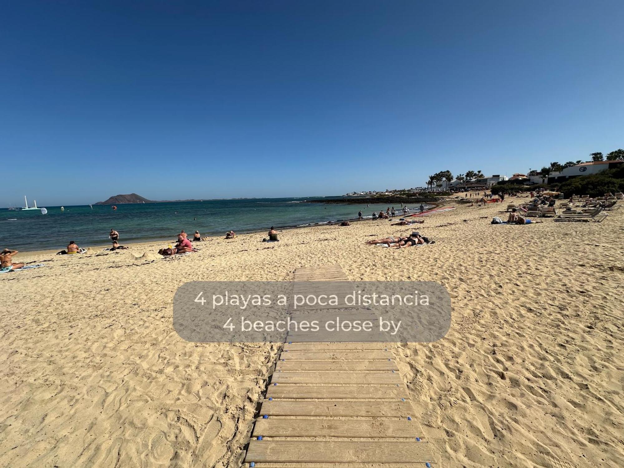 Canelita Con Piscina, Soleada Terraza Amplia Wifi Y Parking Corralejo Esterno foto